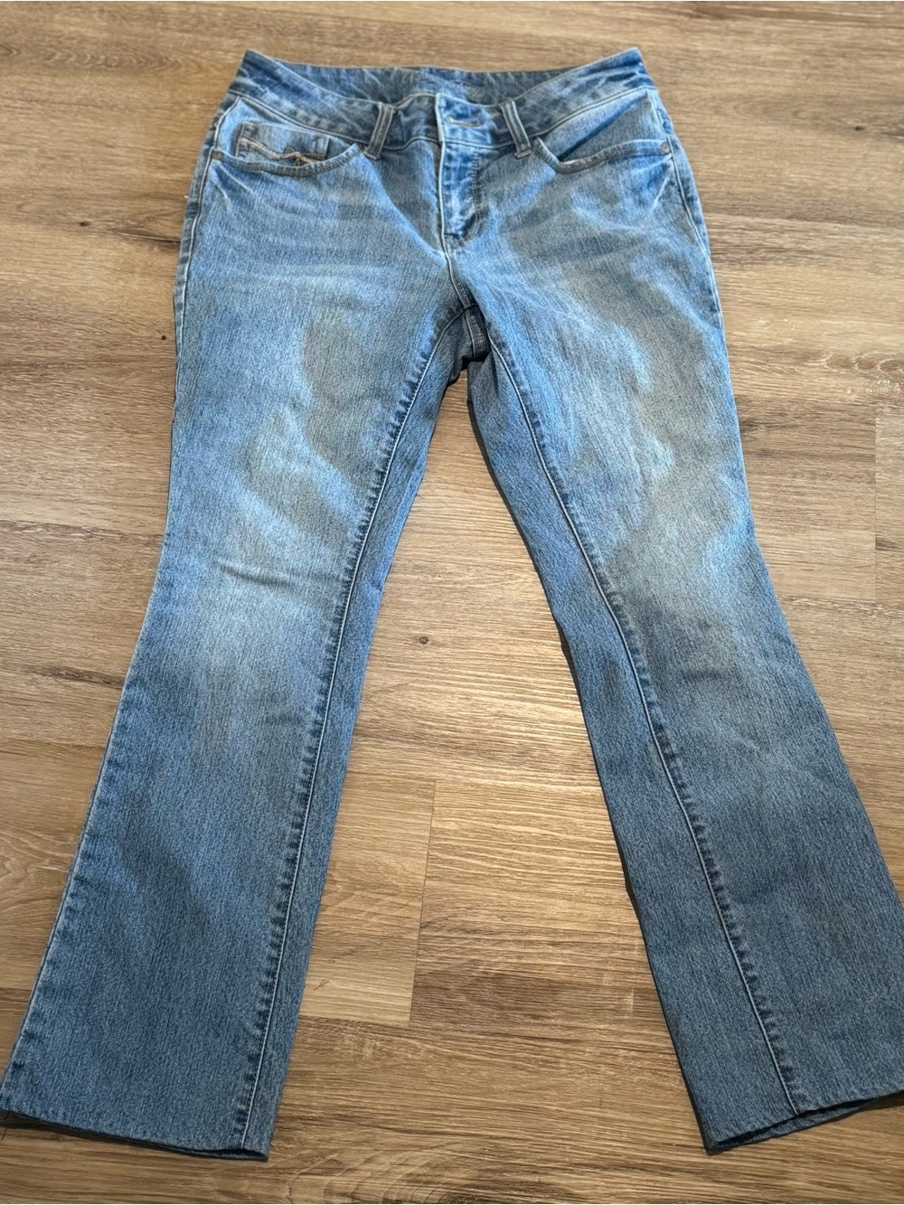 Vintage Faded Glory Light Blue Bootcut Jeans 8P